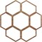 Ekena Millwork Florin Wood Fretwork Pierced Ceiling Medallion, Walnut, 22"OD x 9 3/8"ID x 1/4"T CMWP22X22X0250FOWA - alternate 1